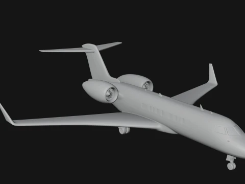 Private Jet Model Design 13 - 3D Print Model 3D Print Model