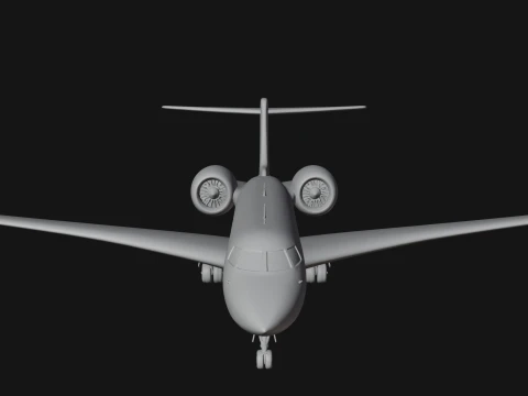 Private Jet Model Design 13 - 3D Print Model 3D Print Model