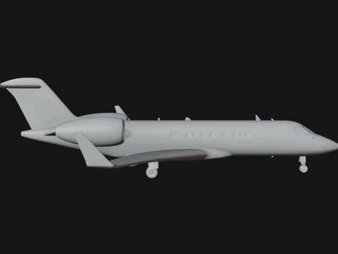 Private Jet Model Design 13 - 3D Print Model 3D Print Model