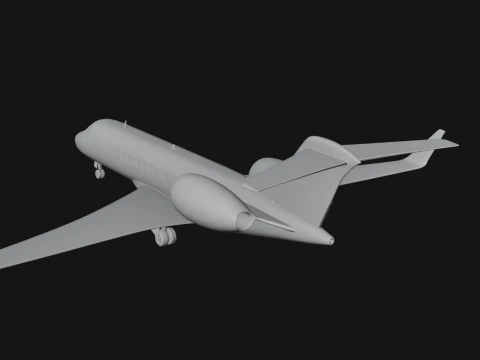 Private Jet Model Design 13 - 3D Print Model 3D Print Model
