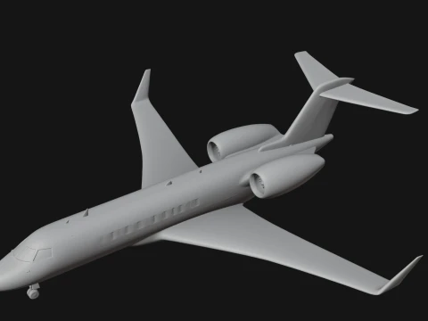 Private Jet Model Design 13 - 3D Print Model 3D Print Model
