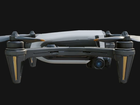 Quadcopter Drone Model Design 1 - 3D Print Model 3D Print Model