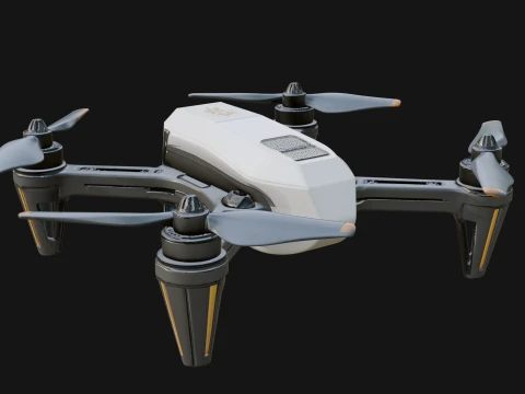 Quadcopter Drone Model Design 1 - 3D Print Model 3D Print Model