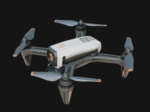 Quadcopter Drone Model Design 1 - 3D Print Model 3D Print Model