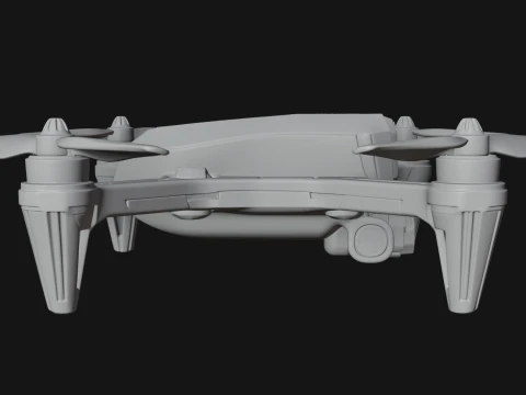Quadcopter Drone Model Design 1 - 3D Print Model 3D Print Model