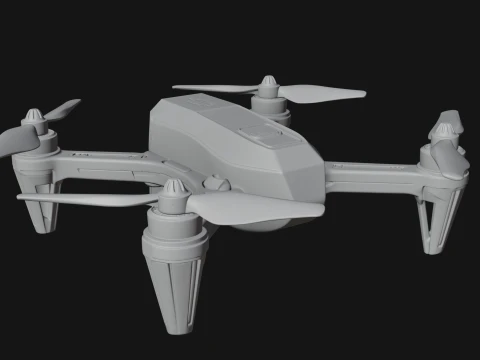Quadcopter Drone Model Design 1 - 3D Print Model 3D Print Model