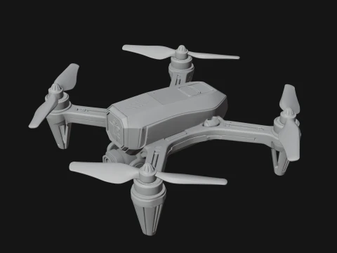 Quadcopter Drone Model Design 1 - 3D Print Model 3D Print Model
