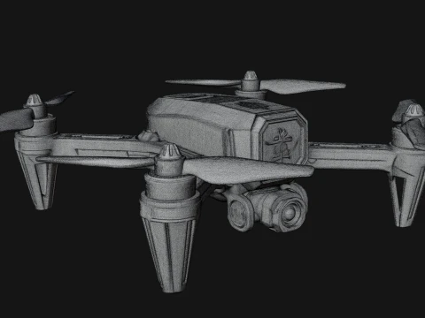 Quadcopter Drone Model Design 1 - 3D Print Model 3D Print Model