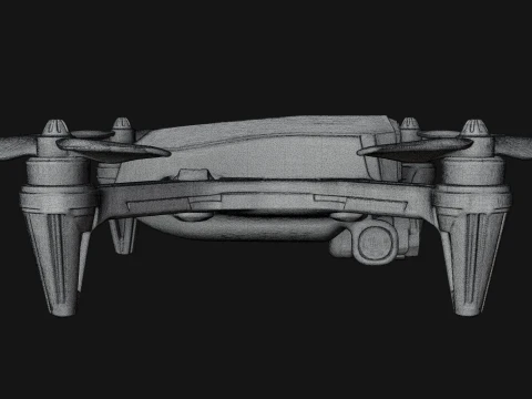 Quadcopter Drone Model Design 1 - 3D Print Model 3D Print Model