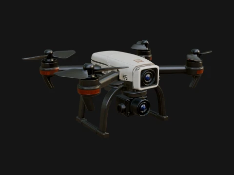 Quadcopter Drone Model Design 2 - 3D Print Model 3D Print Model