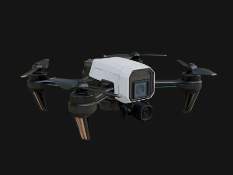 Quadcopter Drone Model Design 4 - 3D Print Model 3D Принт Модель