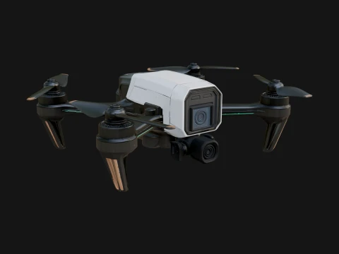 Quadcopter Drone Model Design 4 - 3D Print Model 3D Print Model