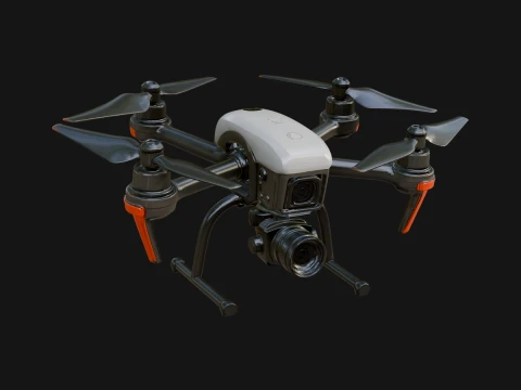 Quadcopter Drone Model Design 5 - 3D Print Model 3D 프린트 모델