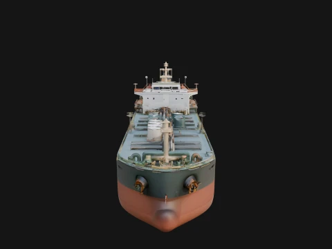 Oil Tanker Ship Model Design 2 - 3D Print Model 3D Print Model