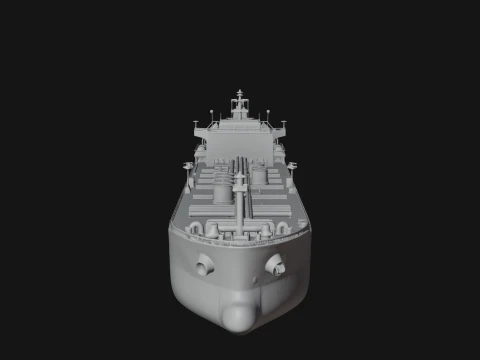 Oil Tanker Ship Model Design 2 - 3D Print Model 3D Print Model