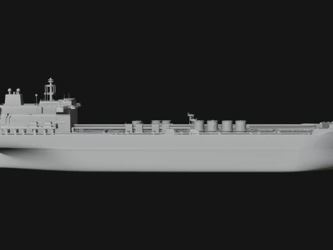 Oil Tanker Ship Model Design 2 - 3D Print Model 3D Print Model