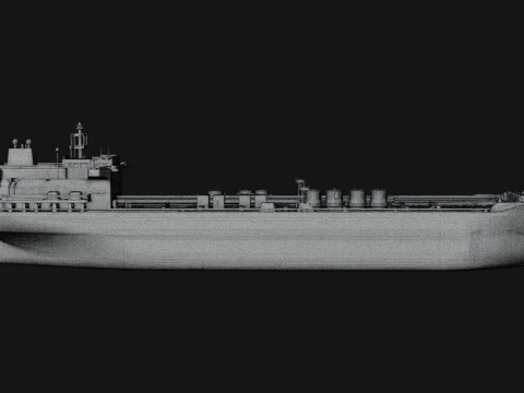 Oil Tanker Ship Model Design 2 - 3D Print Model 3D Print Model