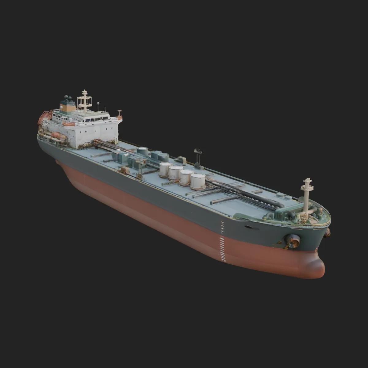 Oil Tanker Ship Model Design 2 - 3D Print Model 3D Print Model .c4d .max .obj .3ds .fbx .stl .blend 