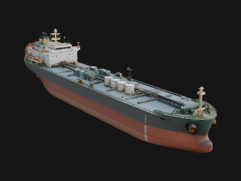 Oil Tanker Ship Model Design 2 - 3D Print Model 3D printmodel