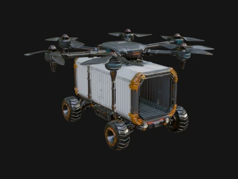 Quadcopter Drone Model Design 8 - 3D Print Model 3D 프린트 모델