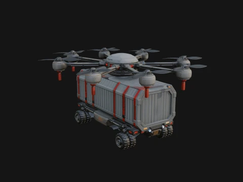 Quadcopter Drone Model Design 9 - 3D Print Model 3D Принт Модель