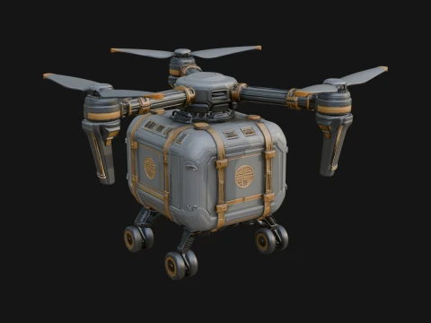 Quadcopter Drone Model Design 10 - 3D Print Model 3D 프린트 모델