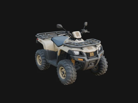 Quad Bike ATV Model Design 7 - 3D Print Model 3D Print Model