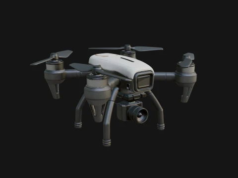 Quadcopter Drone Model Design 11 - 3D Print Model 3D Принт Модель