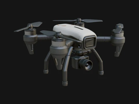 Quadcopter Drone Model Design 11 - 3D Print Model 3D 프린트 모델