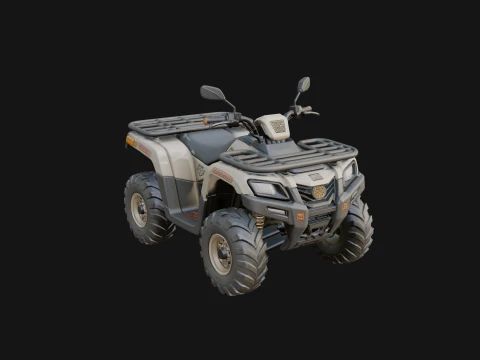 Quad Bike ATV Model Design 8 - 3D Print Model 3D 打印模型