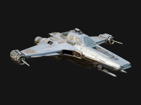 Sci Fi Fighter Craft Model Design 15 - 3D Print Model 3Dプリントモデル