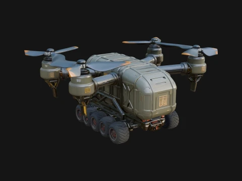 Quadcopter Drone Model Design 12 - 3D Print Model 3D 프린트 모델
