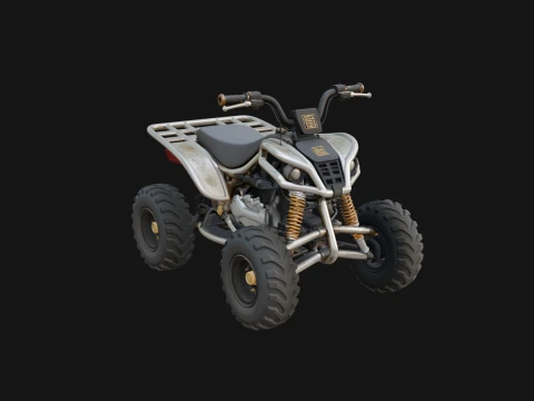 Quad Bike ATV Model Design 10 - 3D Print Model 3D Print Model