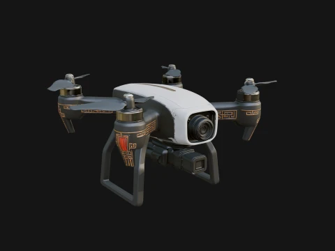 Quadcopter Drone Model Design 14 - 3D Print Model 3D Принт Модель