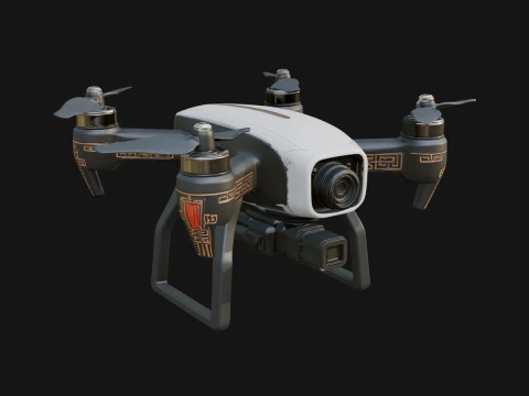 Quadcopter Drone Model Design 14 - 3D Print Model 3D 프린트 모델