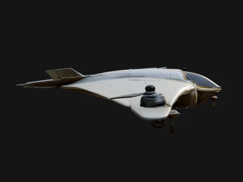 Sci Fi Fighter Craft Model Design 19 - 3D Print Model 3D Print Model