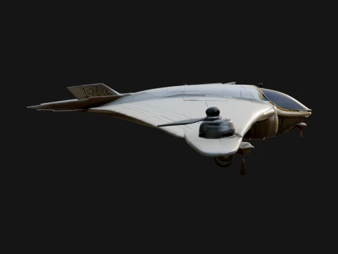 Sci Fi Fighter Craft Model Design 19 - 3D Print Model 3D Print Model