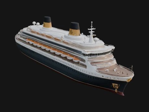 Cruise Ship Model Design 9 - 3D Print Model 3D Print Model