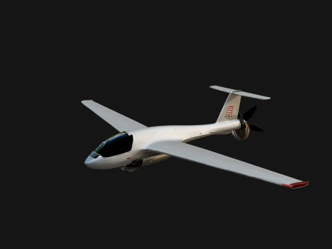 Military Drone Aircraft Model Design 10 - 3D Print Model 3D Принт Модель