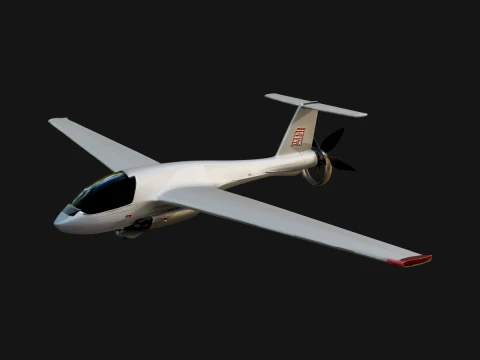 Military Drone Aircraft Model Design 10 - 3D Print Model Modelo de impresión 3D