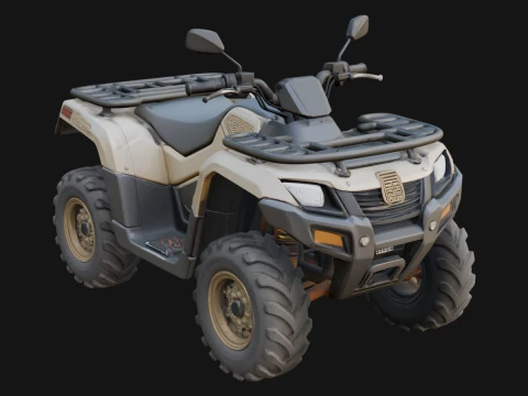 Quad Bike ATV Model Design 12 - 3D Print Model 3D प्रिंट मॉडल