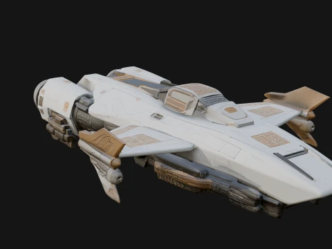 Sci Fi Fighter Craft Model Design 22 - 3D Print Model 3D Print Model
