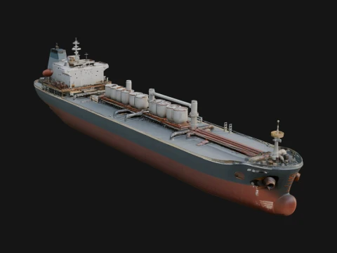 Oil Tanker Ship Model Design 3 - 3D Print Model 3D printmodel