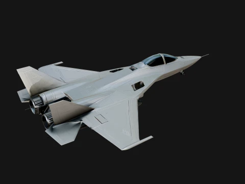 Military Jet Fighter Model Design 64 - 3D Print Model 3D Print Model
