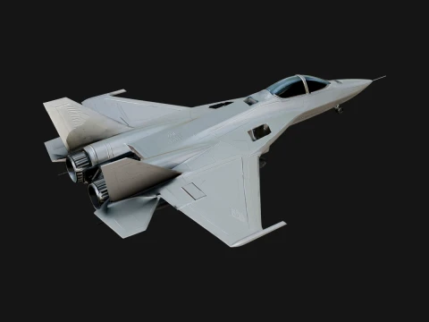Military Jet Fighter Model Design 64 - 3D Print Model 3D Print Model