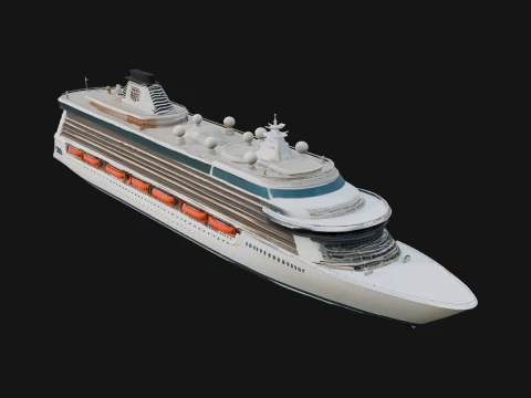 Cruise Ship Model Design 13 - 3D Print Model 3D printmodel