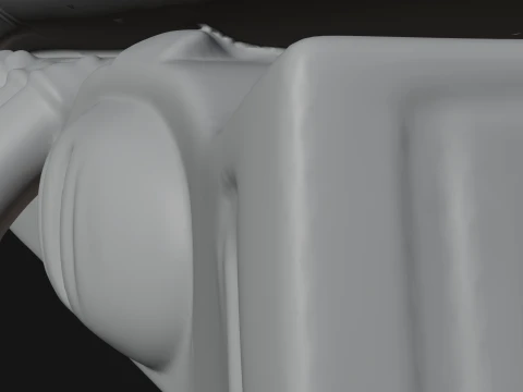 Sci Fi Transport Plane Model Design 6 - 3D Print Model 3D Print Model
