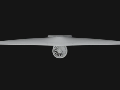 Stealth Bomber Plane Model Design 16 - 3D Print Model 3D Print Model