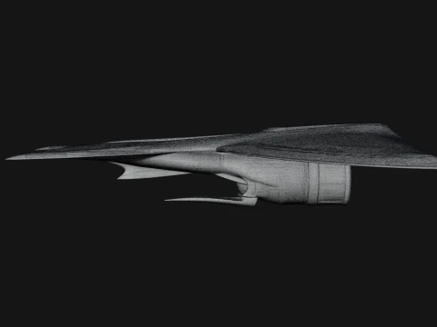 Stealth Bomber Plane Model Design 16 - 3D Print Model 3D Print Model