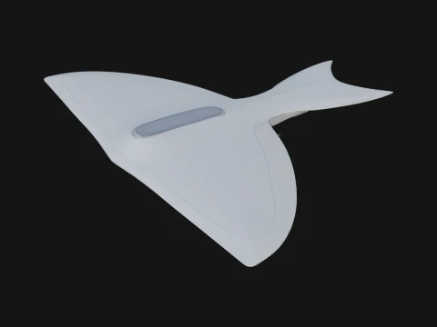 Gizli Bombardıman U&ccedil;ağı Model Tasarımı 16 - 3D Baskı Modeli 3D Baskı Modeli